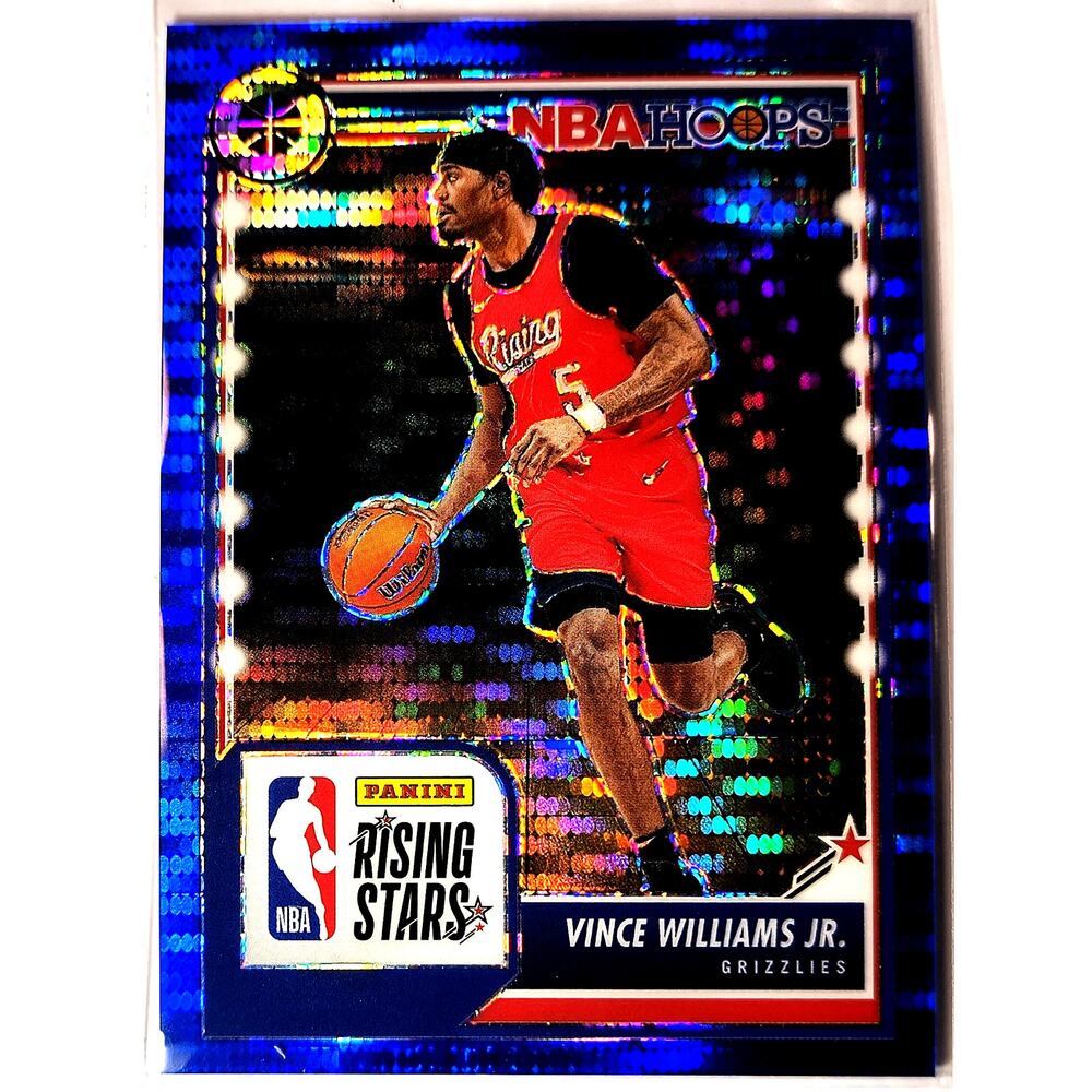 2023-24 NBA Hoops Premium Stock Rising Stars VINCE WILLIAMS JR Blue Pulsar 58/75